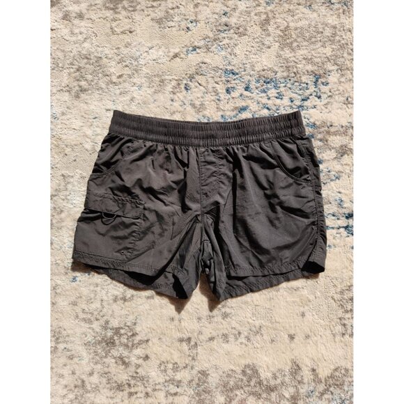 Columbia Women's Size Medium Black Elastic Waist Nylon Performance Shorts - Picture 2 of 2